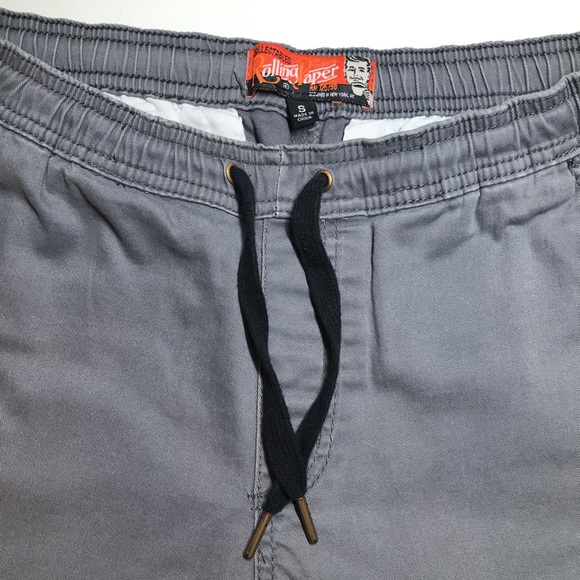 Rolling Paper Men’s Grey Moto Panel Skinny Short - Picture 4 of 13